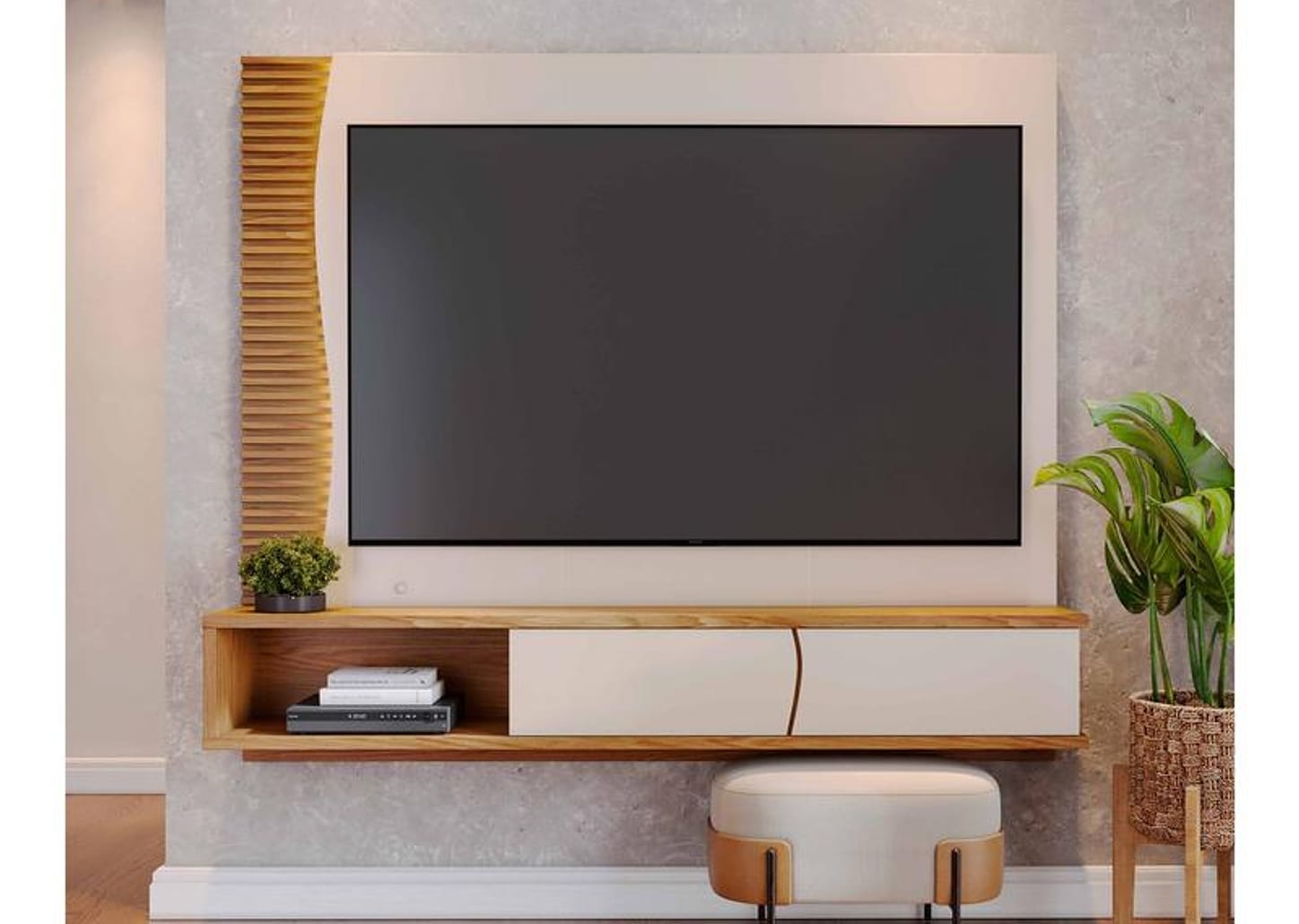 Painel para TV até 65" Colibri Egeu