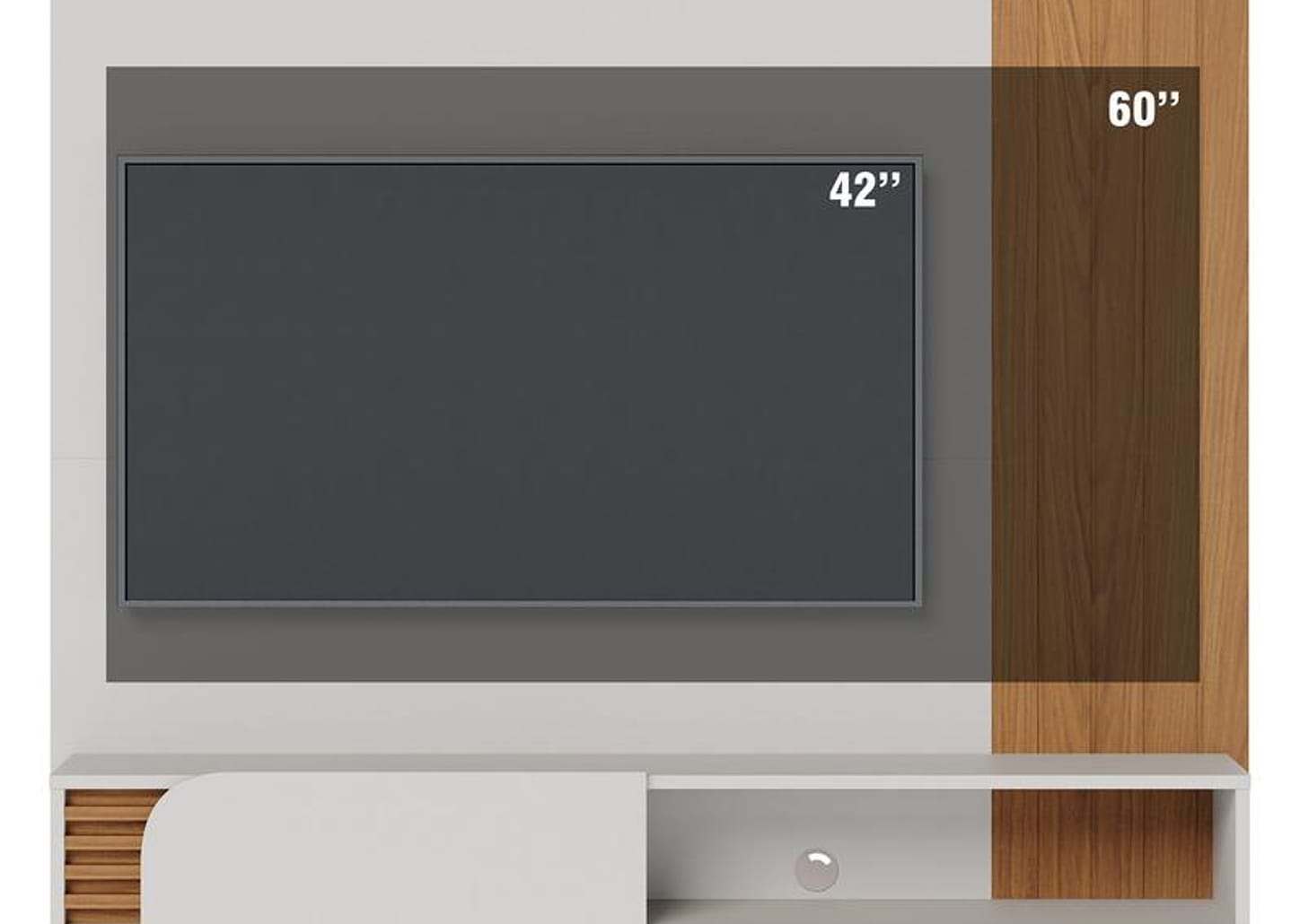 Painel para TV até 60" Colibri Jurerê