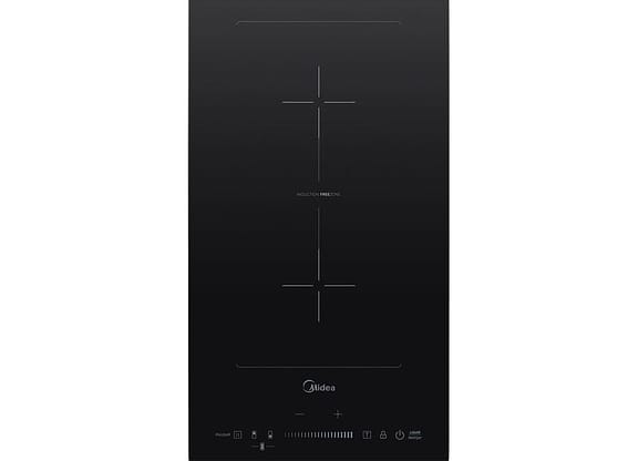 Cooktop 2 Bocas Elétrico Midea Touch Digital Preto Acendimento Automático CFBD22