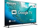 Smart TV 70" Philips 4K UHD DLED 70PUG7019/78 Google TV Quad Core Google Assistente 3 HDMI