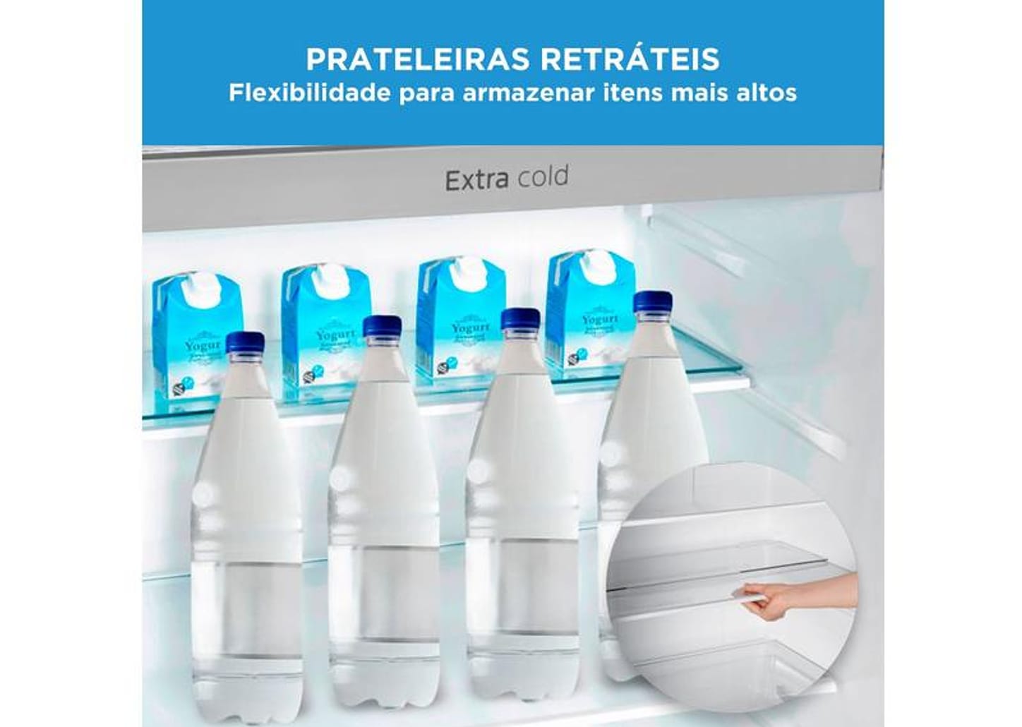 Geladeira/Refrigerador Midea Frost Free Duplex Inox 473L MD-RT611EVK463 Inverter