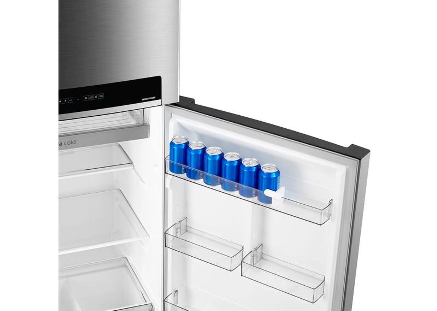 Geladeira/Refrigerador Midea Frost Free Duplex Inox 473L MD-RT611EVK463 Inverter