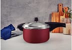 Panela de Pressão Tramontina Alumínio Antiaderente 6L Fechamento Externo Vermelho Vancouver Effect