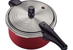 Panela de Pressão Tramontina Alumínio Antiaderente 6L Fechamento Externo Vermelho Vancouver Effect