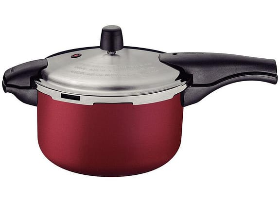 Panela de Pressão Tramontina Alumínio Antiaderente 6L Fechamento Externo Vermelho Vancouver Effect