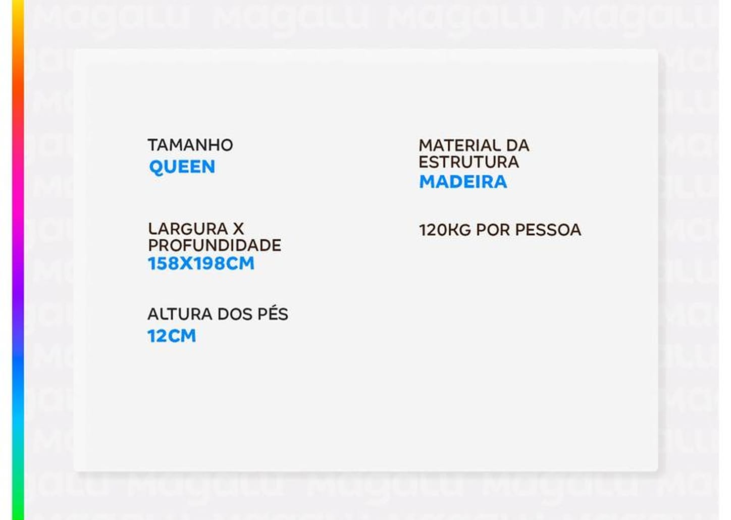 Base Cama Box Queen Prorelax Bipartida 37x158x198cm Milão