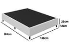 Base Cama Box Casal Prorelax 37x138x188cm Milão