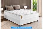 Base Cama Box Queen Prorelax Bipartida 37x158x198cm Milão