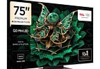 Smart TV 75" TCL 4K UHD MiniLED 75C7K 144Hz Google TV AiPQ Pro Google Assistente 4 HDMI