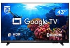 Smart TV 43" Philips Full HD DLED 43PFG6918/78 60Hz Google TV Quad Core Google Assistente 3 HDM