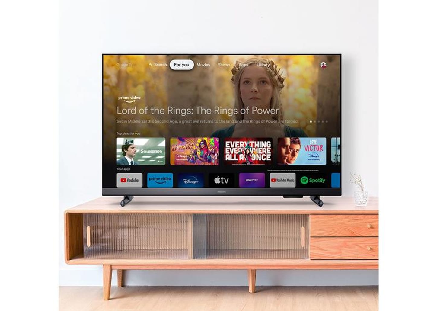 Smart TV 43" Philips Full HD DLED 43PFG6918/78 60Hz Google TV Quad Core Google Assistente 3 HDM