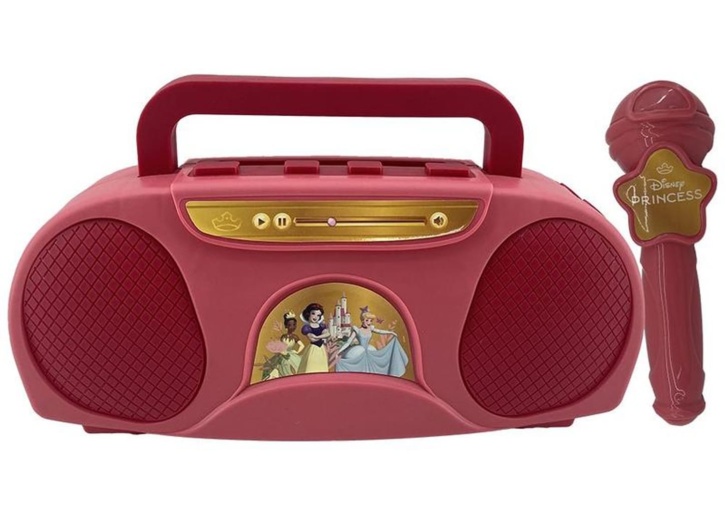 Caixa de Som Amplificada Candide Disney Princesas Boom Box Karaokê