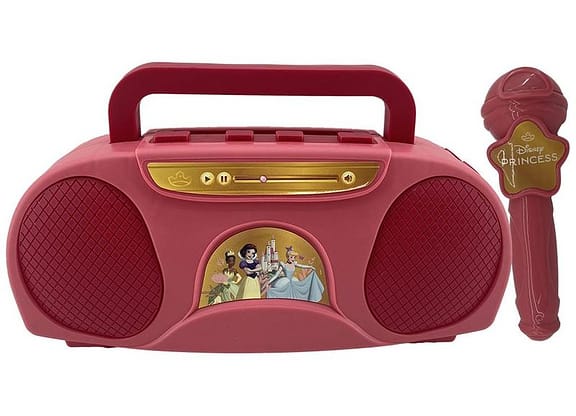 Caixa de Som Amplificada Candide Disney Princesas Boom Box Karaokê