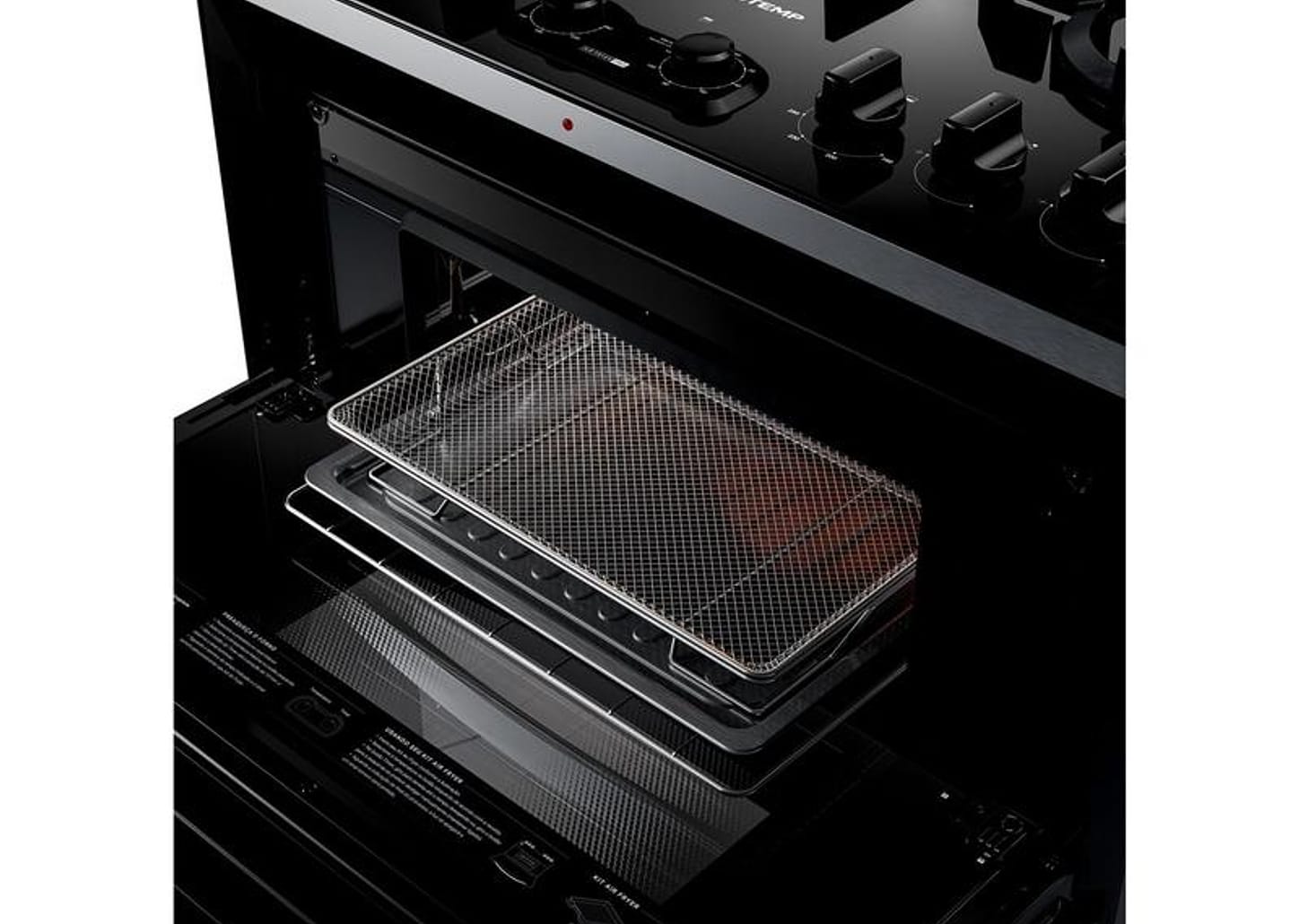 Fogão 5 Bocas Brastemp Preto Duplo Forno BFD5LAE