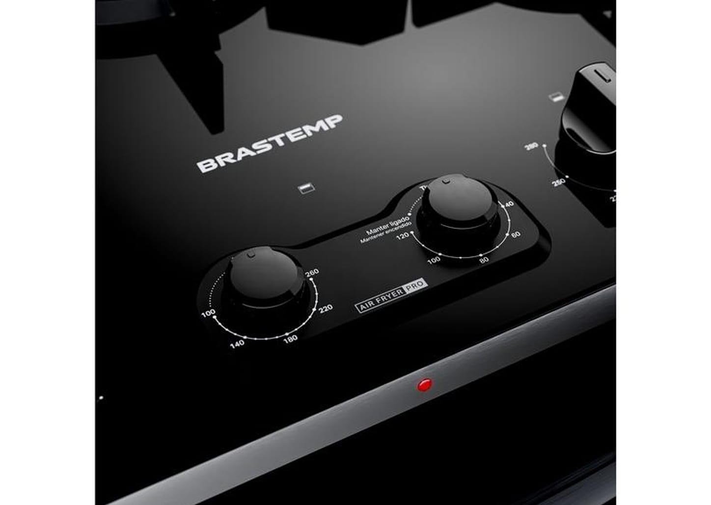 Fogão 5 Bocas Brastemp Preto Duplo Forno BFD5LAE