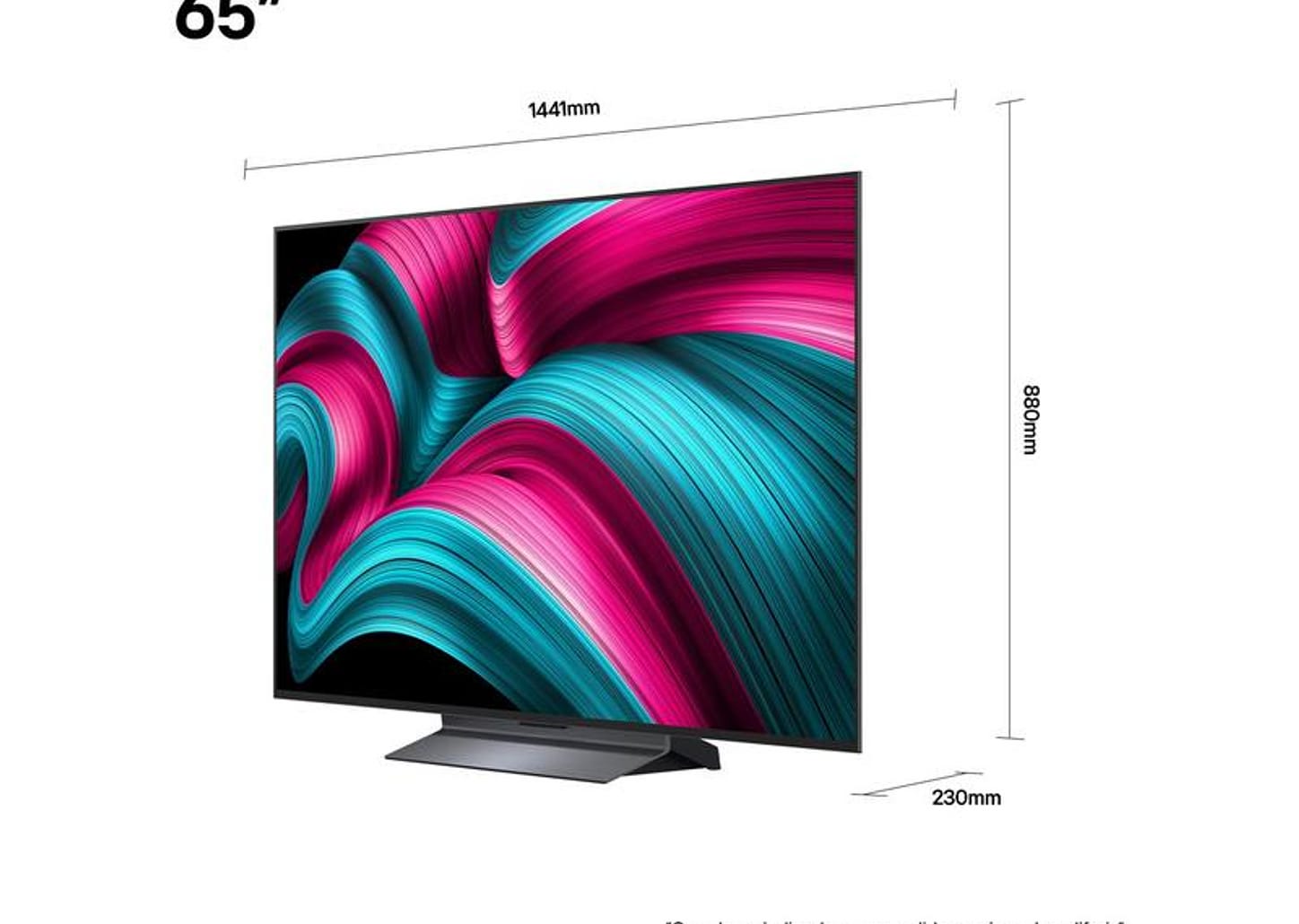 Smart TV 65" LG 4K Ultra HD OLED OLED65C5PSA webOS 25 α9 AI Processor 4K Gen8 Alexa 4 HDMI 2.1 3 USB