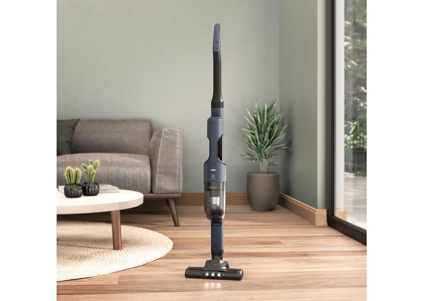 Aspirador de Pó 2 em 1 Electrolux sem Fio a Bateria com Filtro HEPA 90W Efficient ERG019