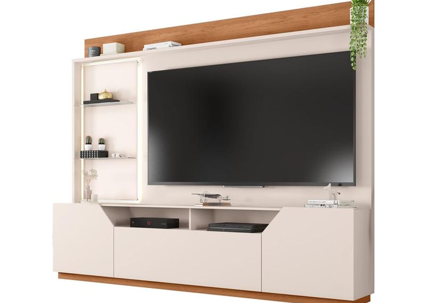 Estante Home para TV até 65” 2 Portas Caemmun Vesper
