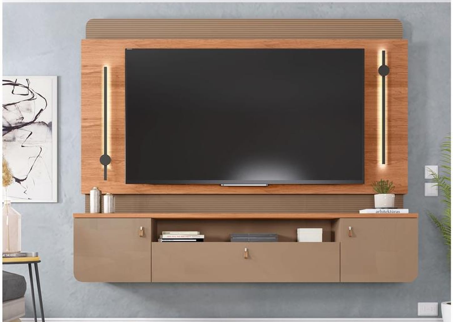 Painel para TV até 75” Caemmun Dali