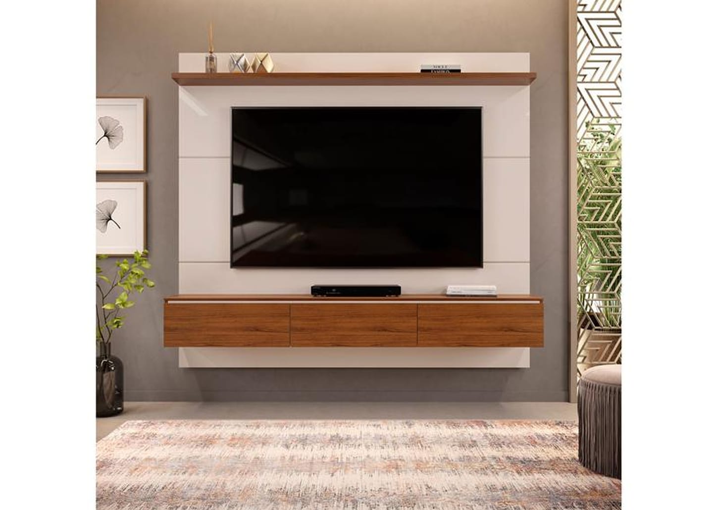 Painel para TV até 65" DJ Móveis Mateo