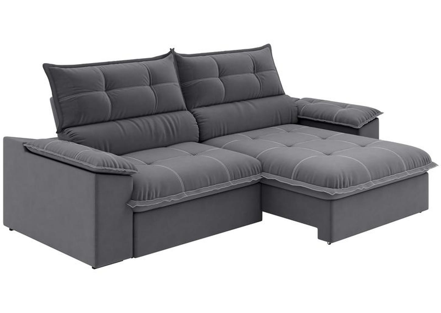 Sofá 4 Lugares Retrátil Reclinável Slim Venetto Besthouse