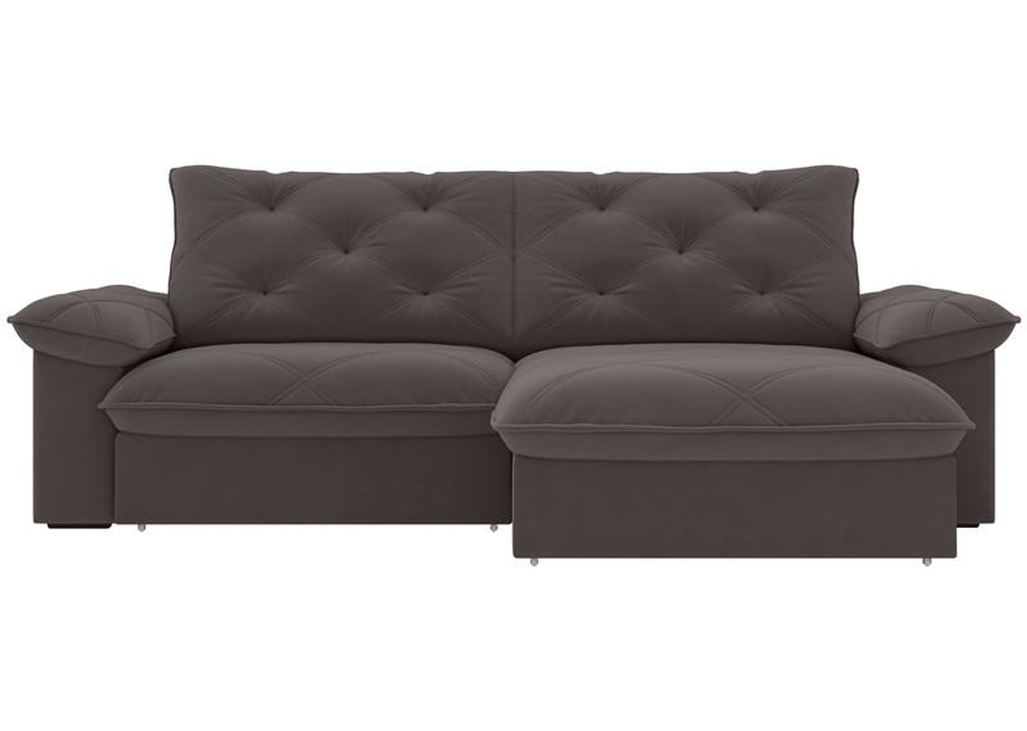 Sofá 4 Lugares Retrátil Reclinável Slim Amsterda Besthouse