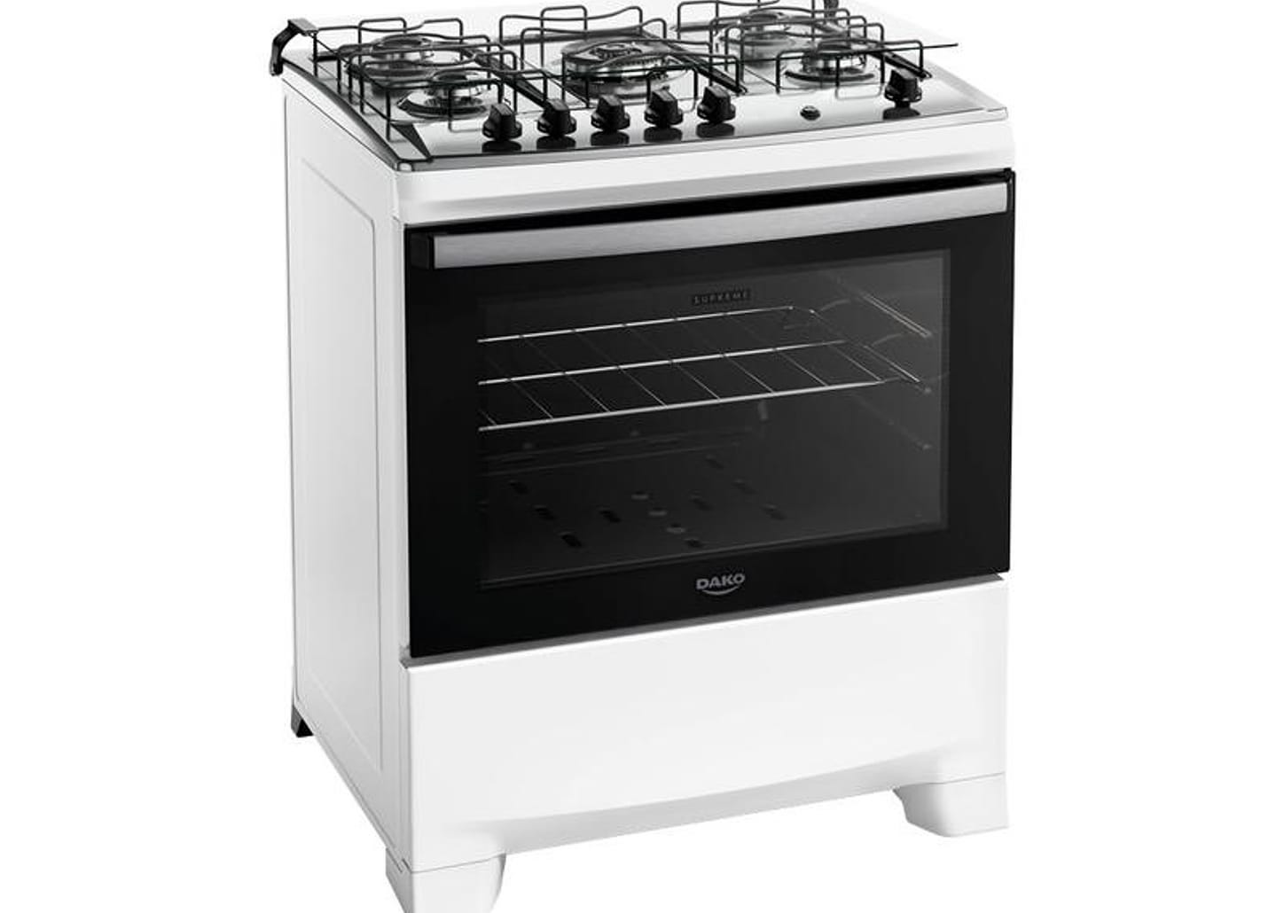 Fogão 5 Bocas Dako Branco Supreme