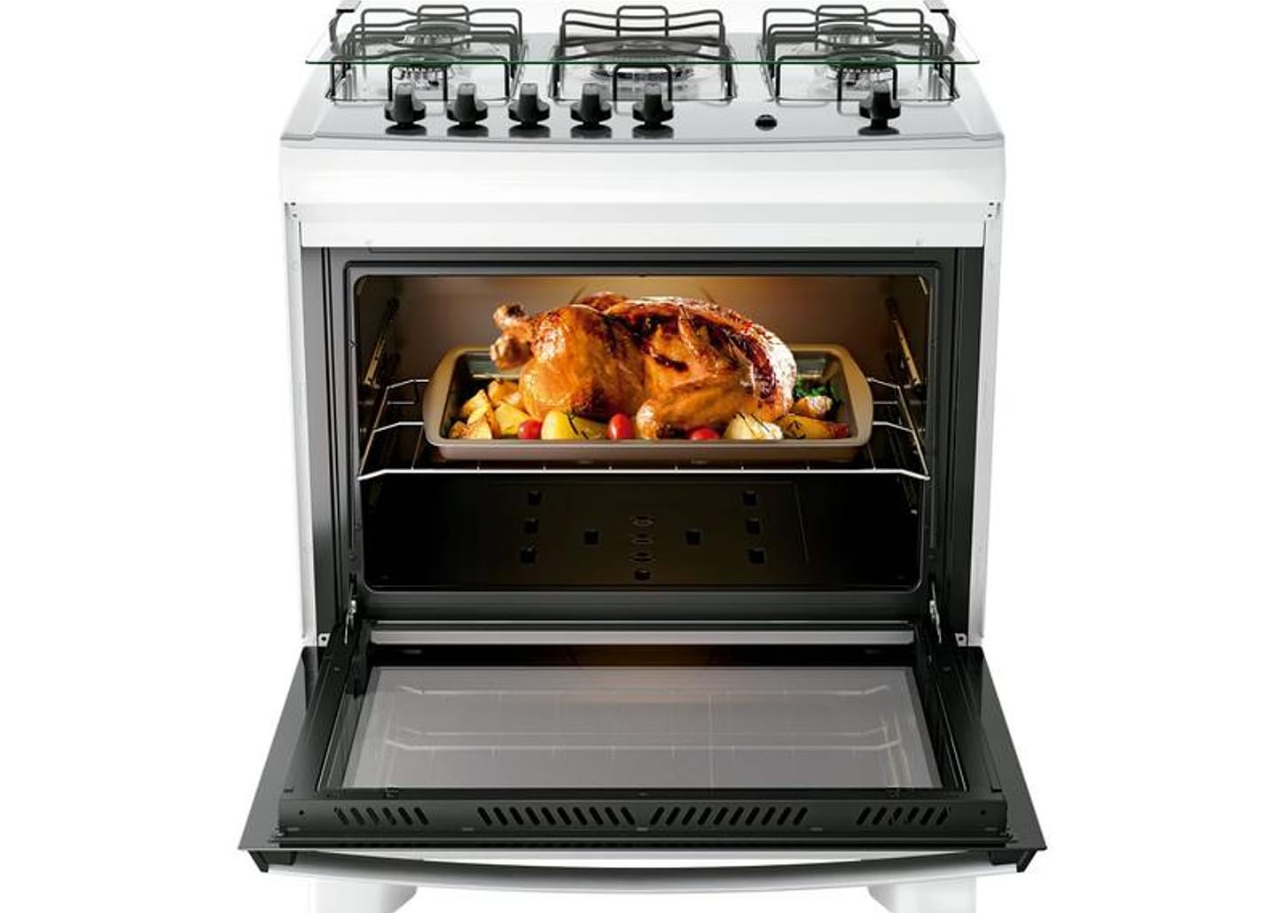 Fogão 5 Bocas Dako Branco Supreme