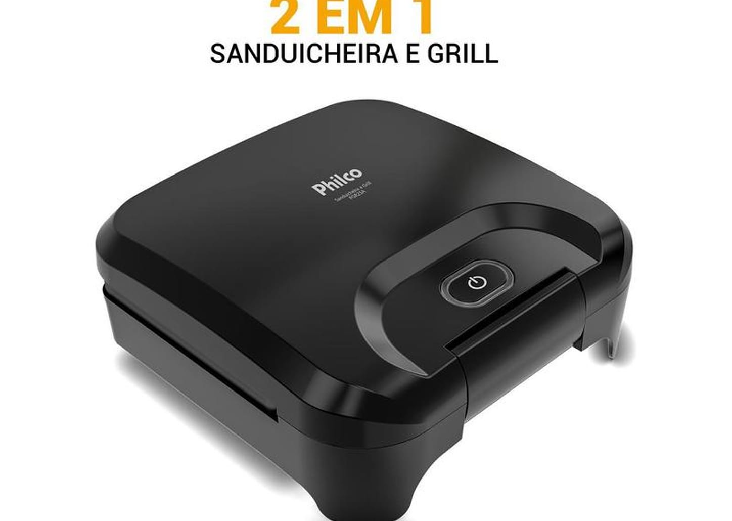Sanduicheira Grill Philco Preta Antiaderente PGR25A 750W