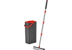 Mop Esponja Pro Powermaid Cinza e Vermelho