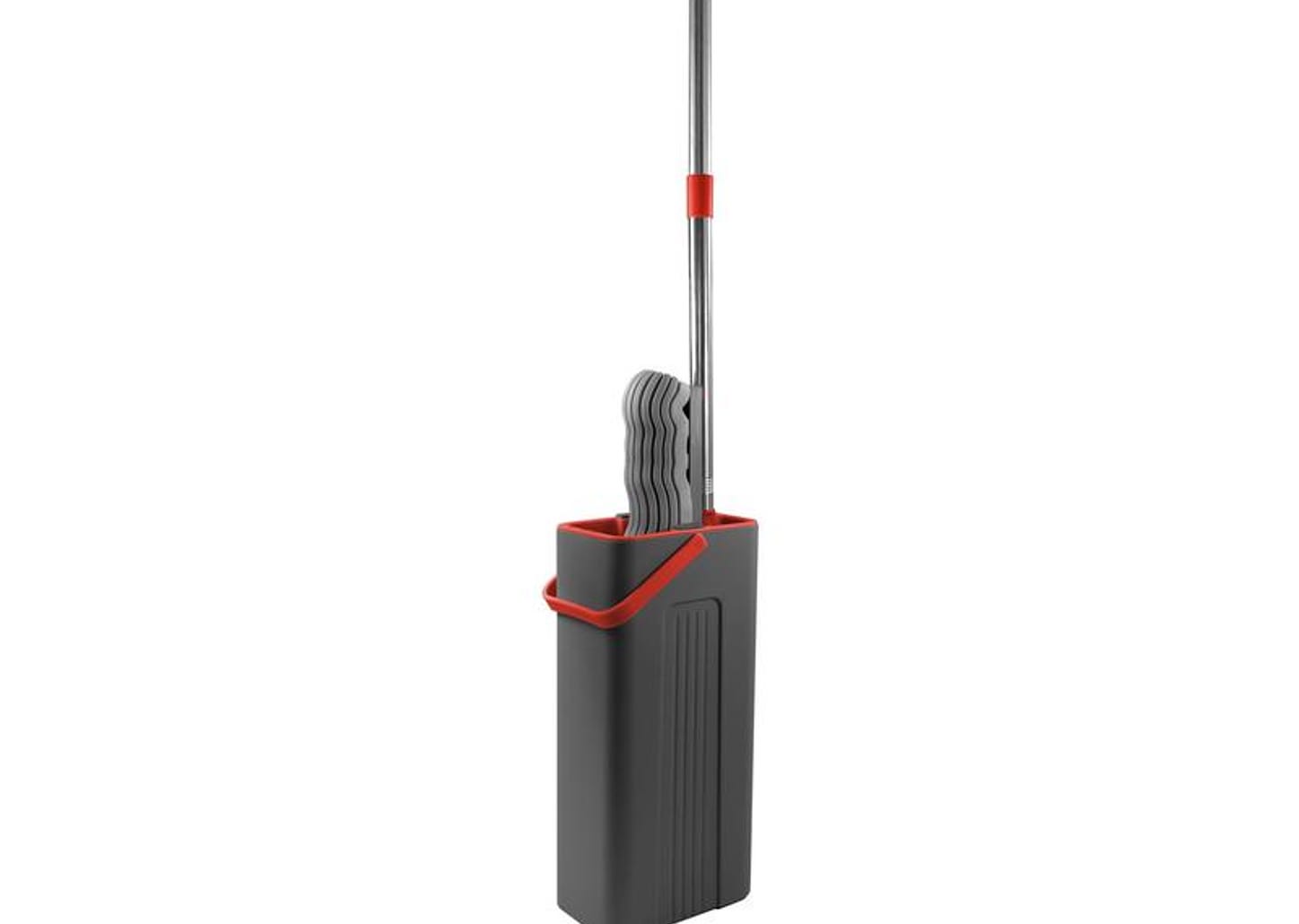 Mop Esponja Pro Powermaid Cinza e Vermelho