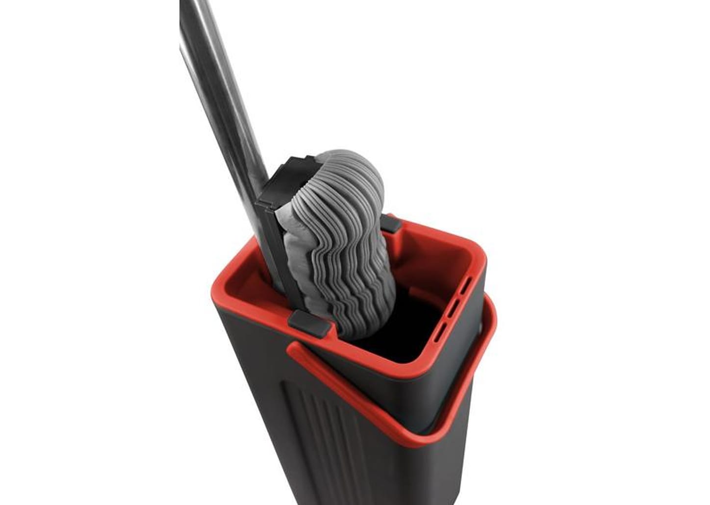 Mop Esponja Pro Powermaid Cinza e Vermelho