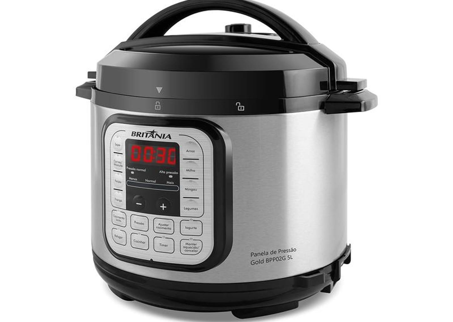 Panela de Pressão Elétrica 5L Britânia Digital BPP02G 66401151
