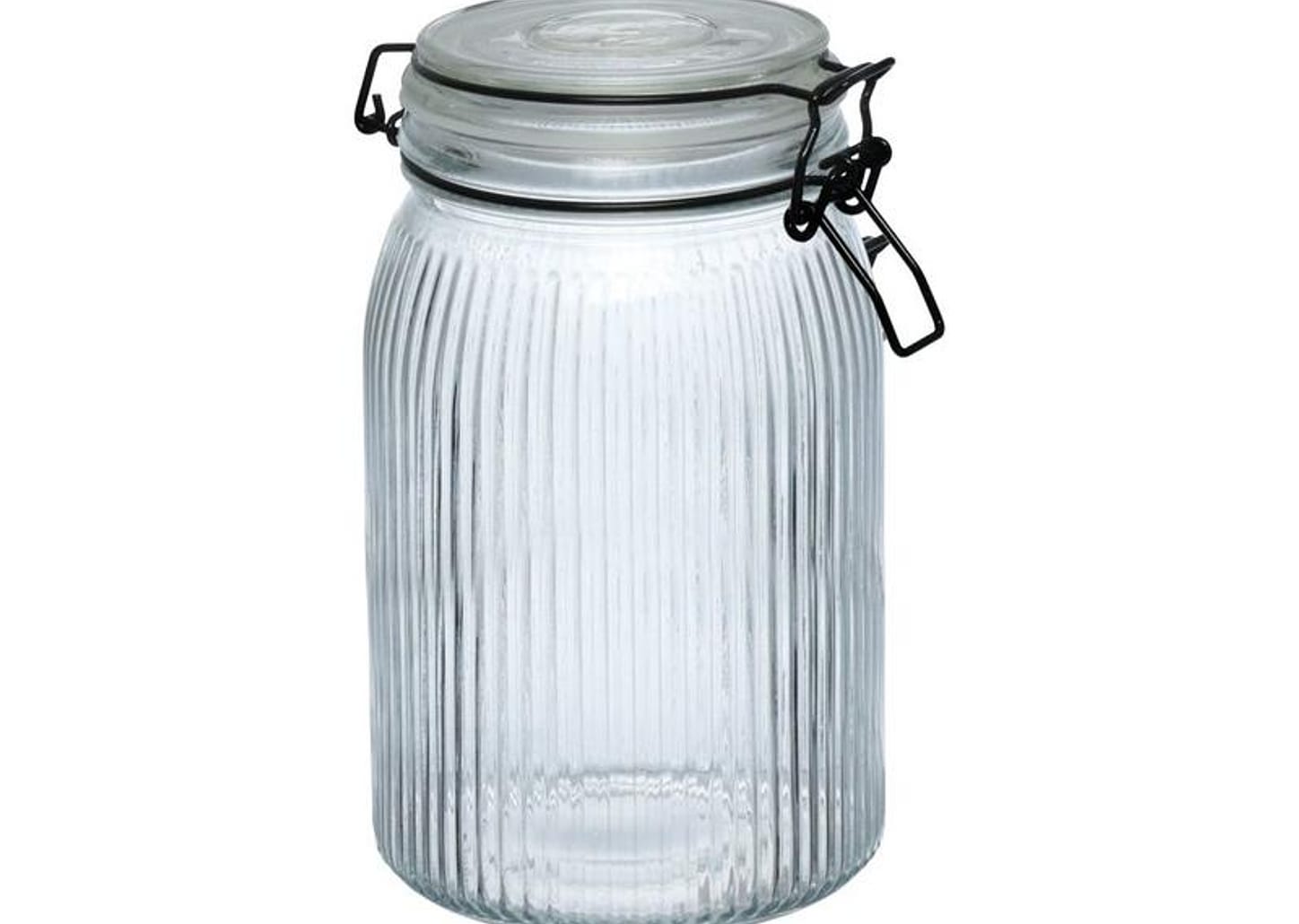 Pote de Vidro Hermético Hauskraft com Tampa Redondo 1,4L Millo