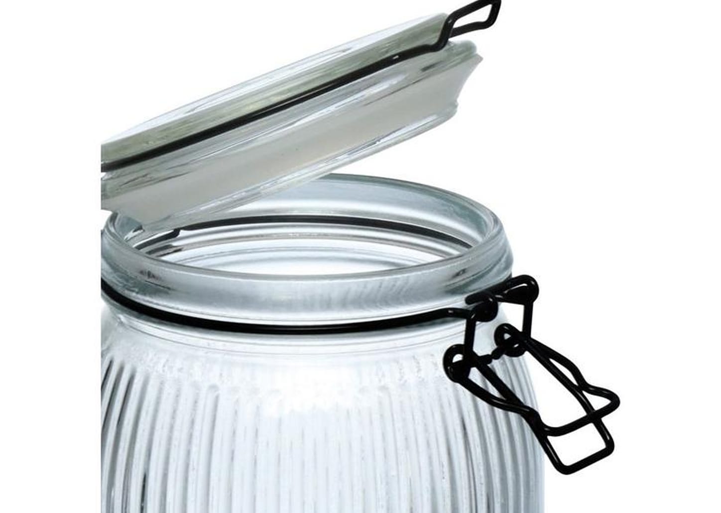 Pote de Vidro Hermético Hauskraft com Tampa Redondo 1,4L Millo