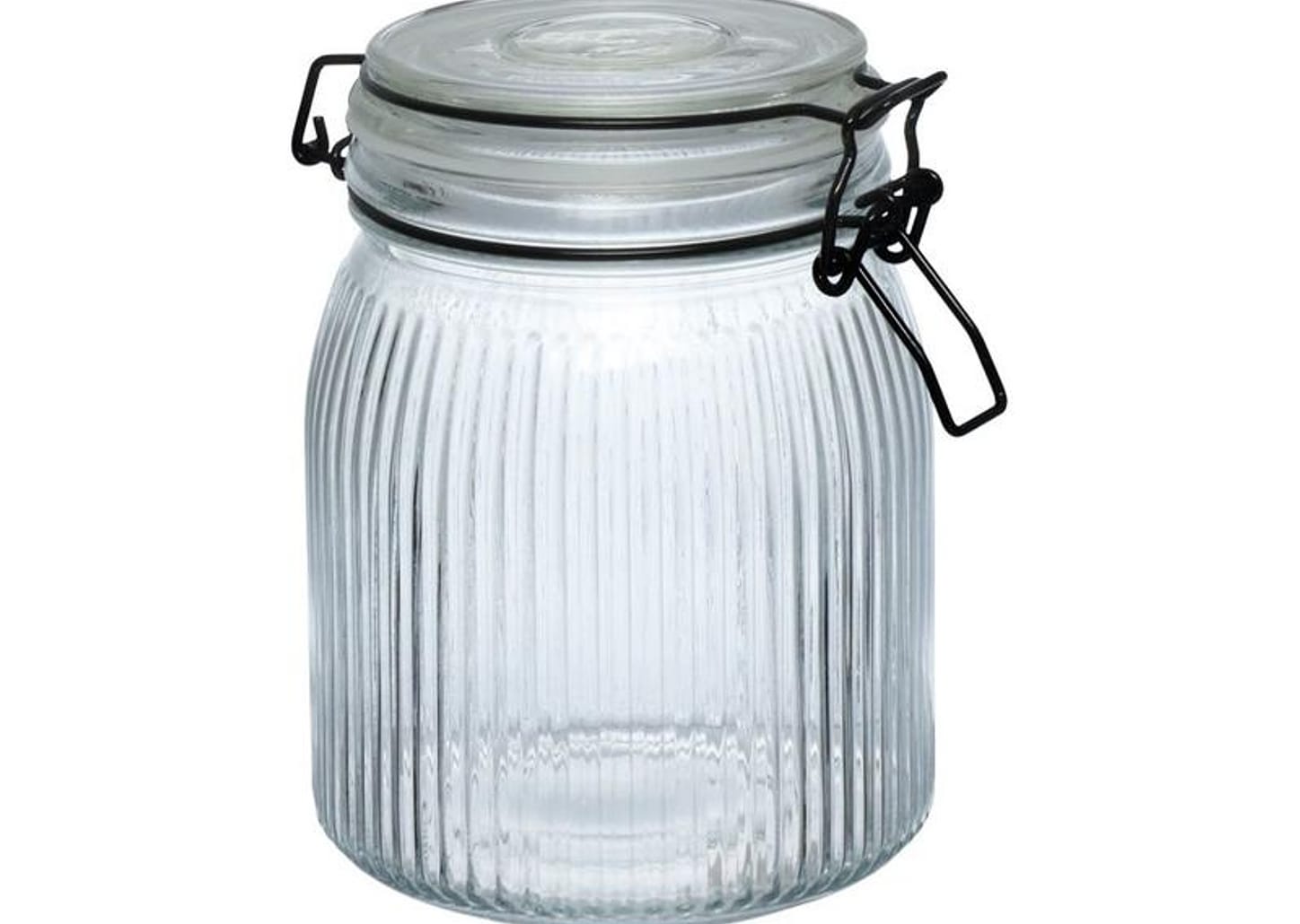 Pote de Vidro Hermético Hauskraft com Tampa Redondo 1L Millo