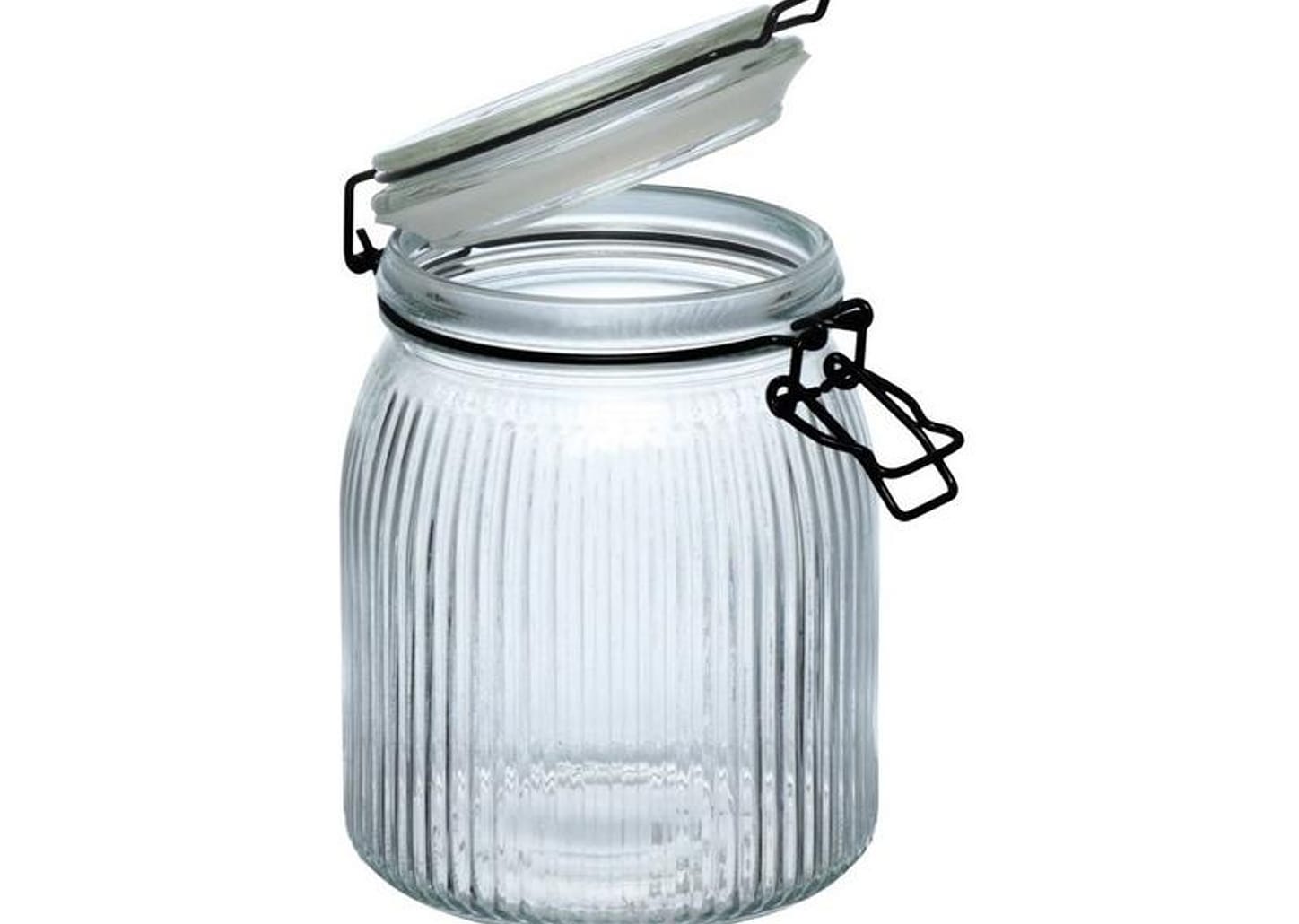 Pote de Vidro Hermético Hauskraft com Tampa Redondo 1L Millo