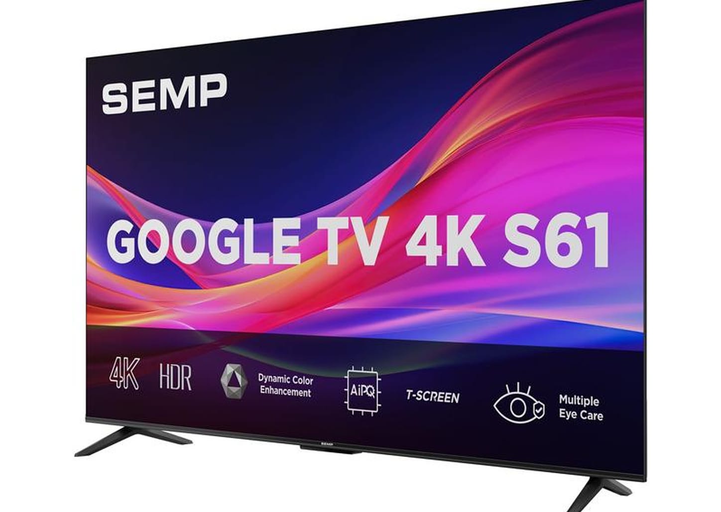 Smart TV 50" Semp 4K UHD LED S61 Google TV AiPQ Pro Google Assistente 3 HDMI