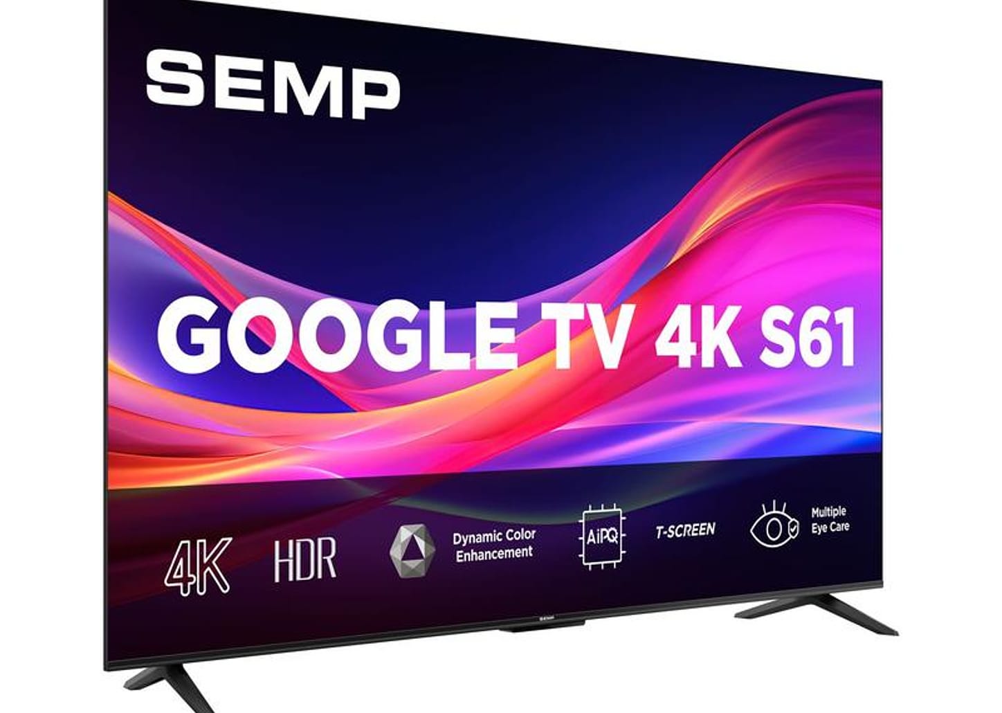 Smart TV 50" Semp 4K UHD LED S61 Google TV AiPQ Pro Google Assistente 3 HDMI