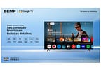 Smart TV 50" Semp 4K UHD LED S61 Google TV AiPQ Pro Google Assistente 3 HDMI