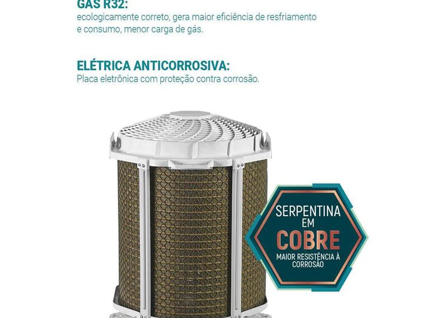 Ar-condicionado Split 12.000 BTUs Philco Eco Inverter Quente e Frio PAC12QC