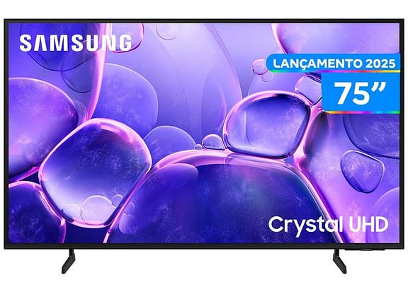 Smart TV 75" Samsung 4K UHD Crystal 75U8600F Tizen 3 HDMI
