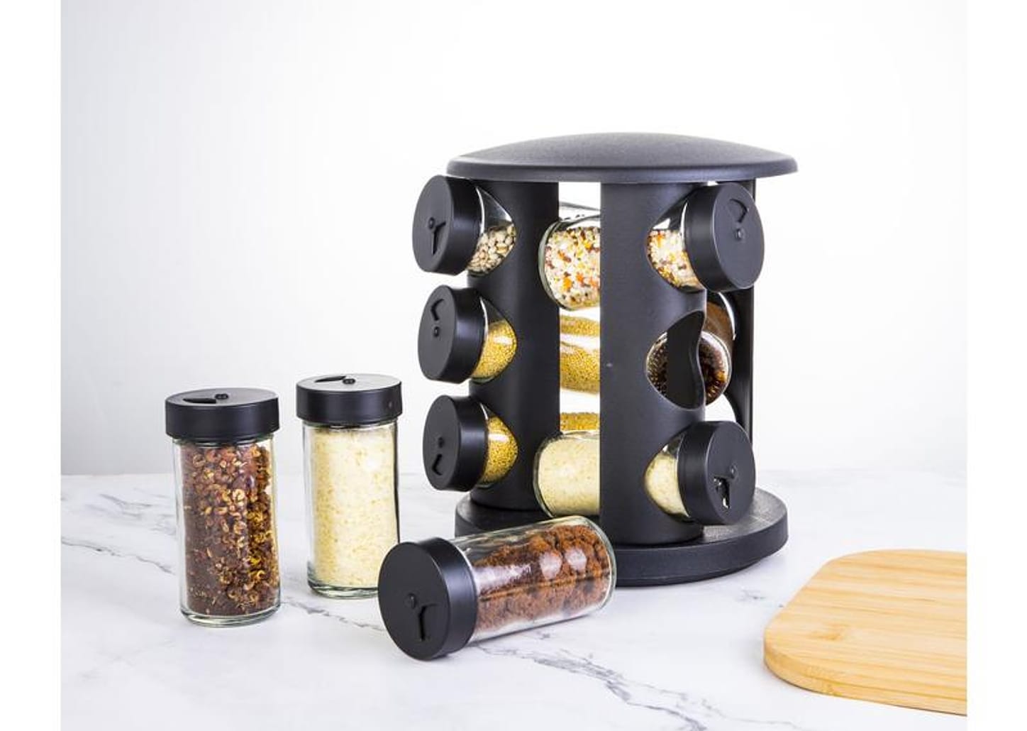 Porta-tempero de Vidro 10 Peças Brinox - Lock & Stock