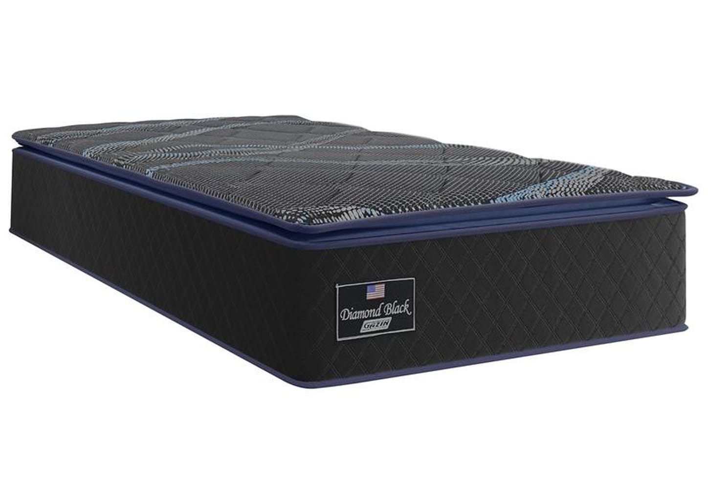 Colchão Solteiro Gazin de Molas Ensacadas 32x88x188cm Diamond Black