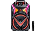 Caixa de Som Amplificada Bluetooth Vivensis Vibe Sound V8 Power 340W USB