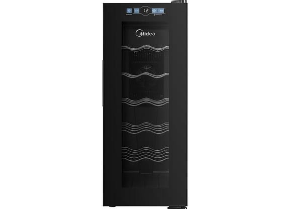 Adega Midea 12 Garrafas Preta com LED MDRW066FGGGL3