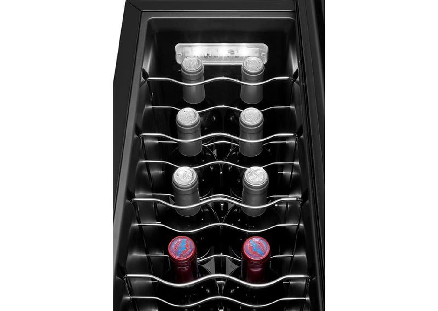 Adega Midea 12 Garrafas Preta com LED MDRW066FGGGL3