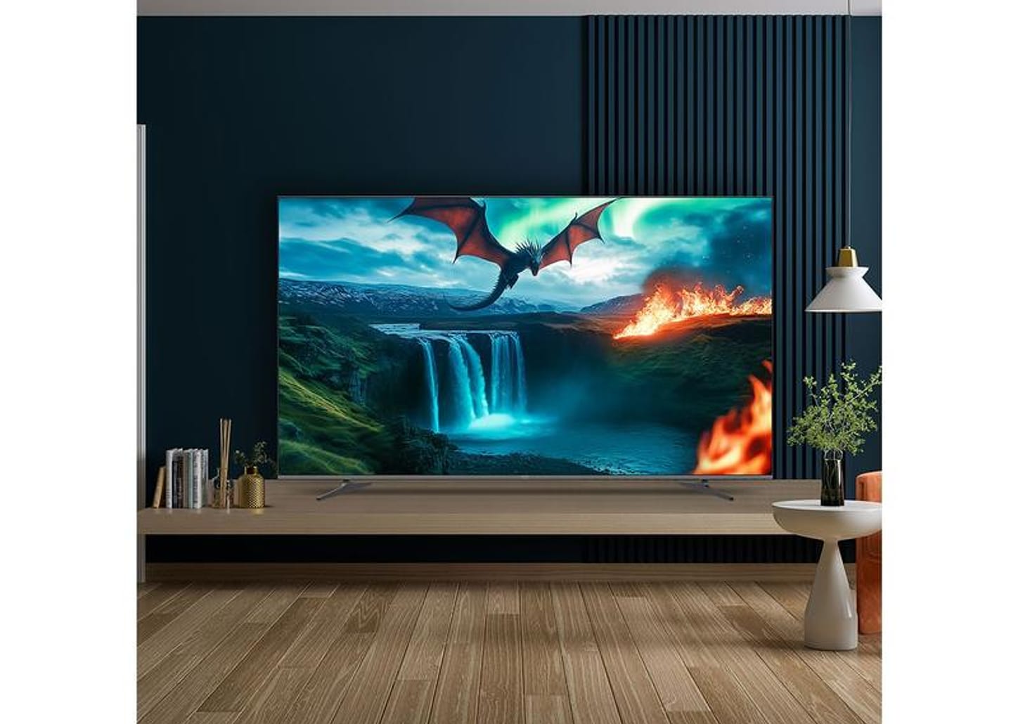 Smart TV 100" Philips 4K UHD QD-Mini LED 100MLED800/FG 120Hz Android Quad Core Google Assistente 2 HDMI