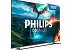 Smart TV 100" Philips 4K UHD QD-Mini LED 100MLED800/FG 120Hz Android Quad Core Google Assistente 2 HDMI