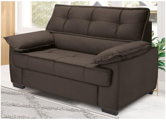 Sofá 2 Lugares Suéde Lisboa Linoforte